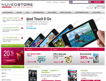 Tablet Screenshot of nuveostore.com